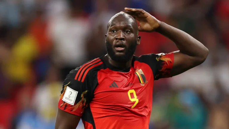 Lukaku con la maglia del Belgio