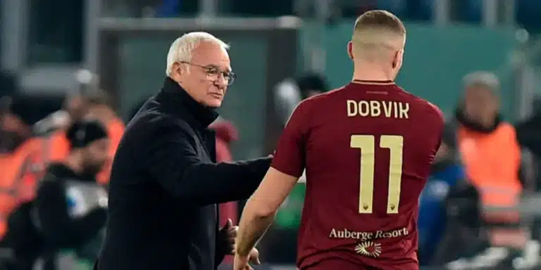 Ranieri e Dovbyk, Roma