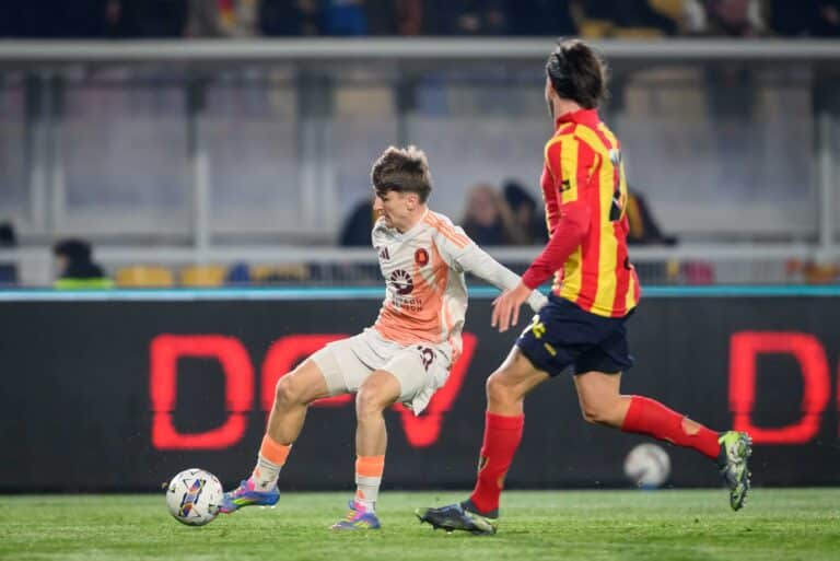 Saelemaekers con la maglia della Roma