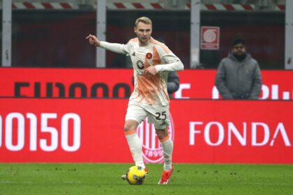 Nelsson con la maglia della Roma