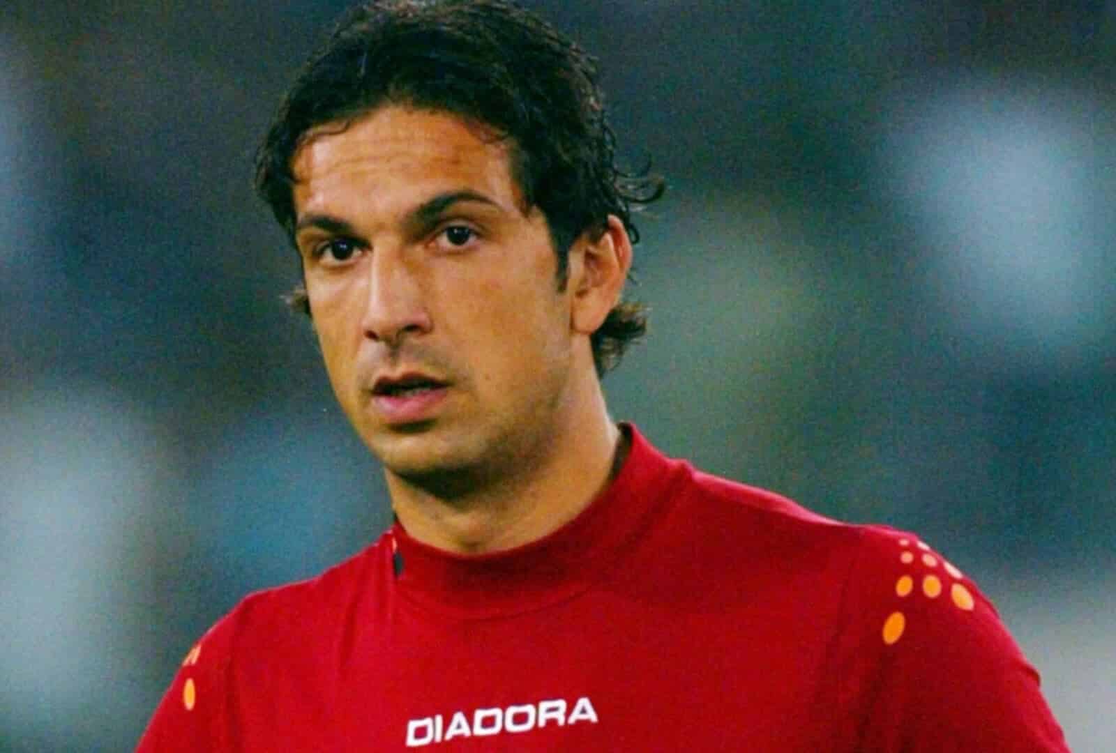Davide Bombardini con la maglia della Roma