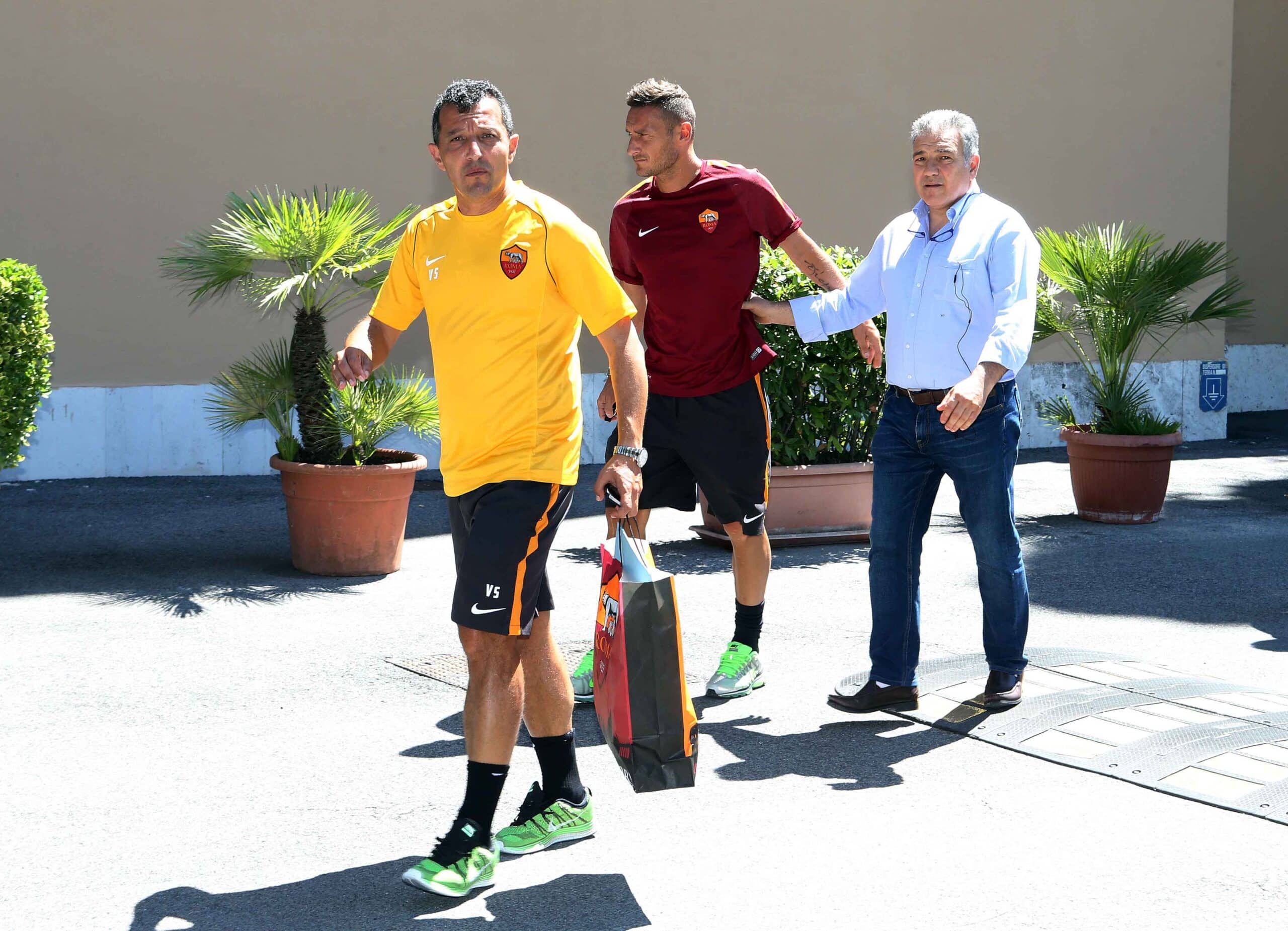 Francesco Totti con Vito Scala