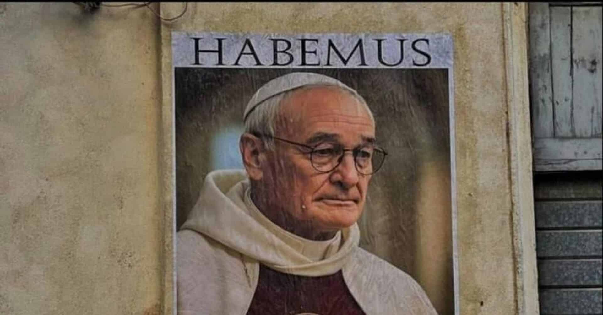 Roma Ranieri da Sololaroma.it roma ranieri in versione papa nuovo poster a testaccio