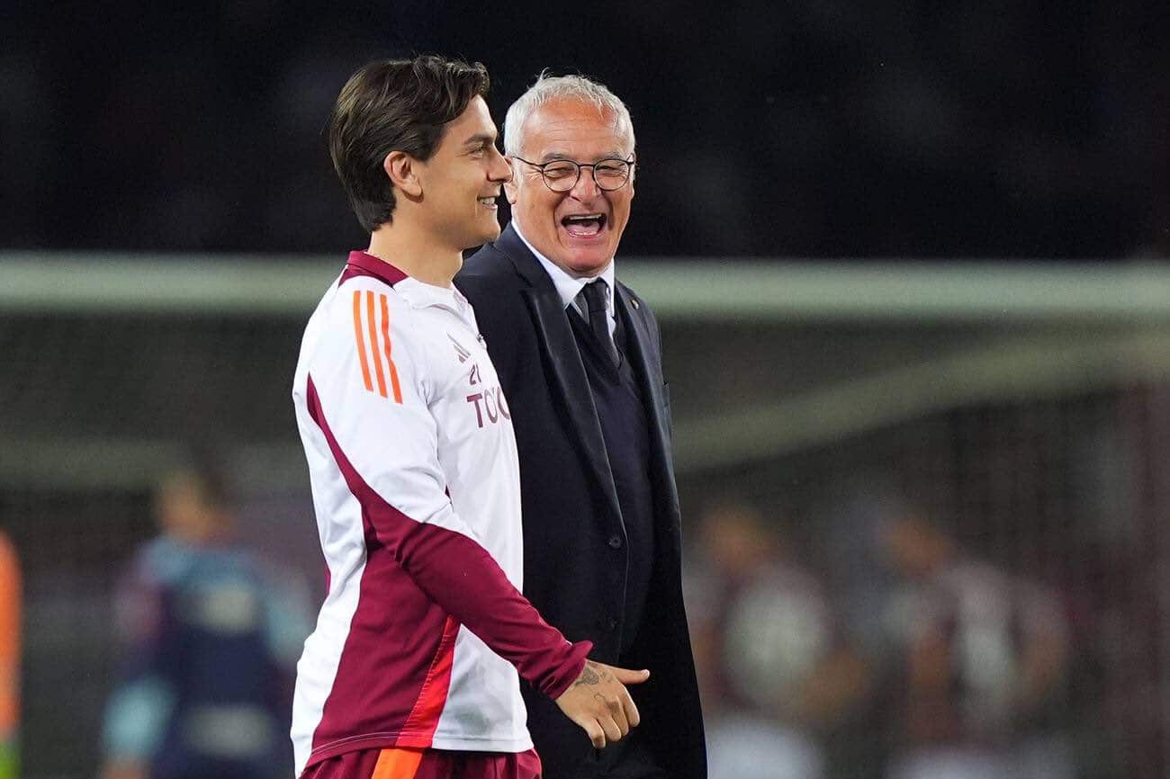 Paulo Dybala e Claudio Ranieri