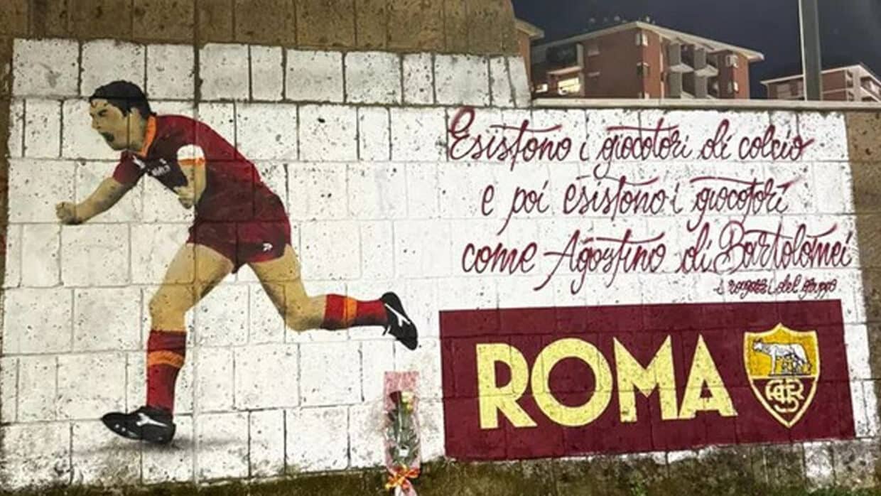Roma, nuovo murales in città per ricordare Di Bartolomei Roma, nuovo murales in città per ricordare Di Bartolomei