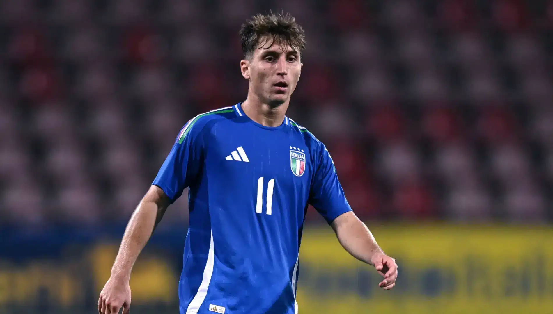 Baldanzi con la maglia dell'Italia U21
