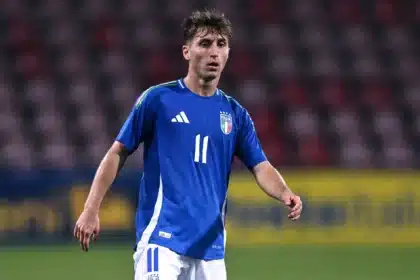 Baldanzi con la maglia dell'Italia U21