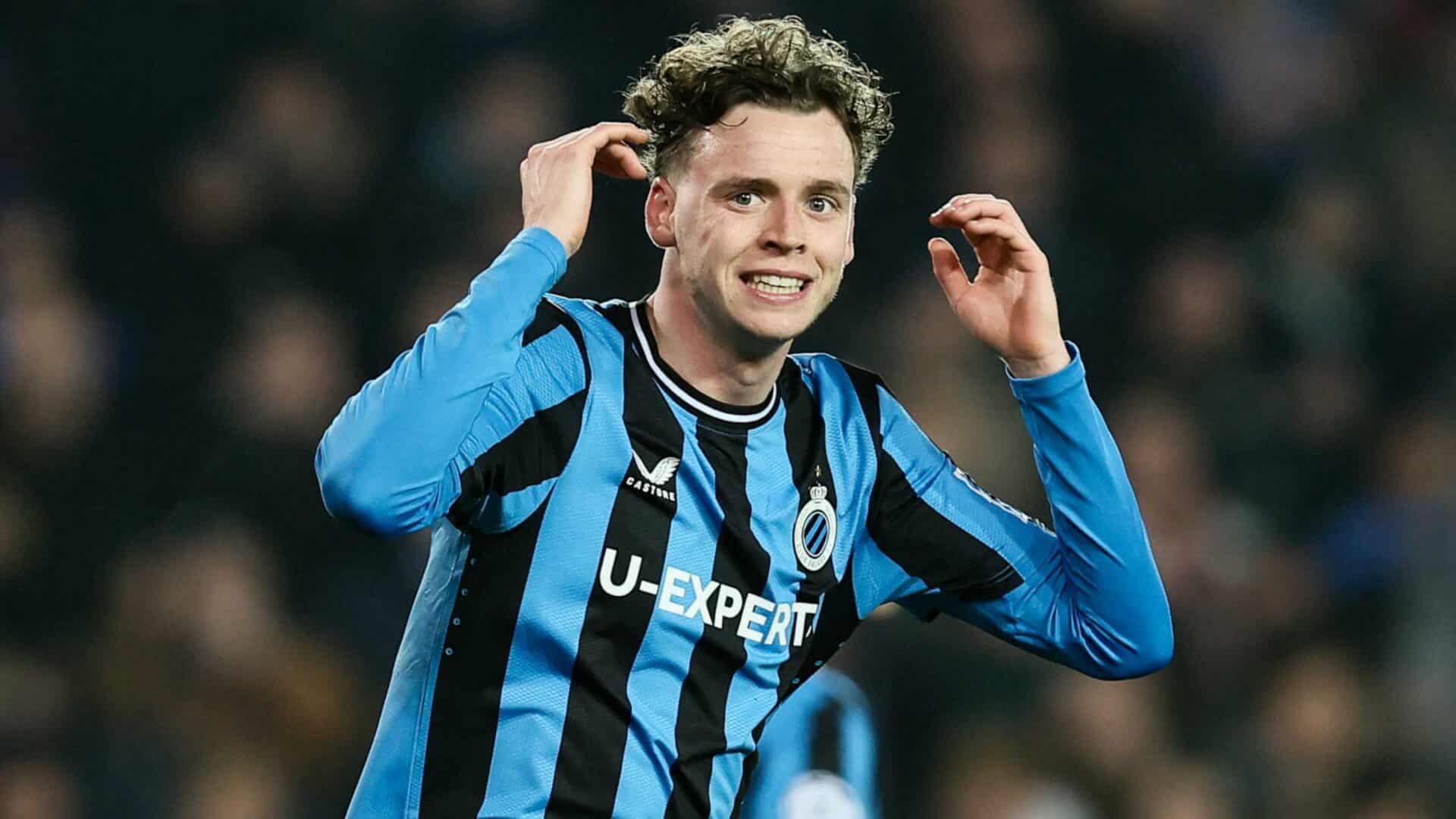 De Cuyper con la maglia del Club Brugge