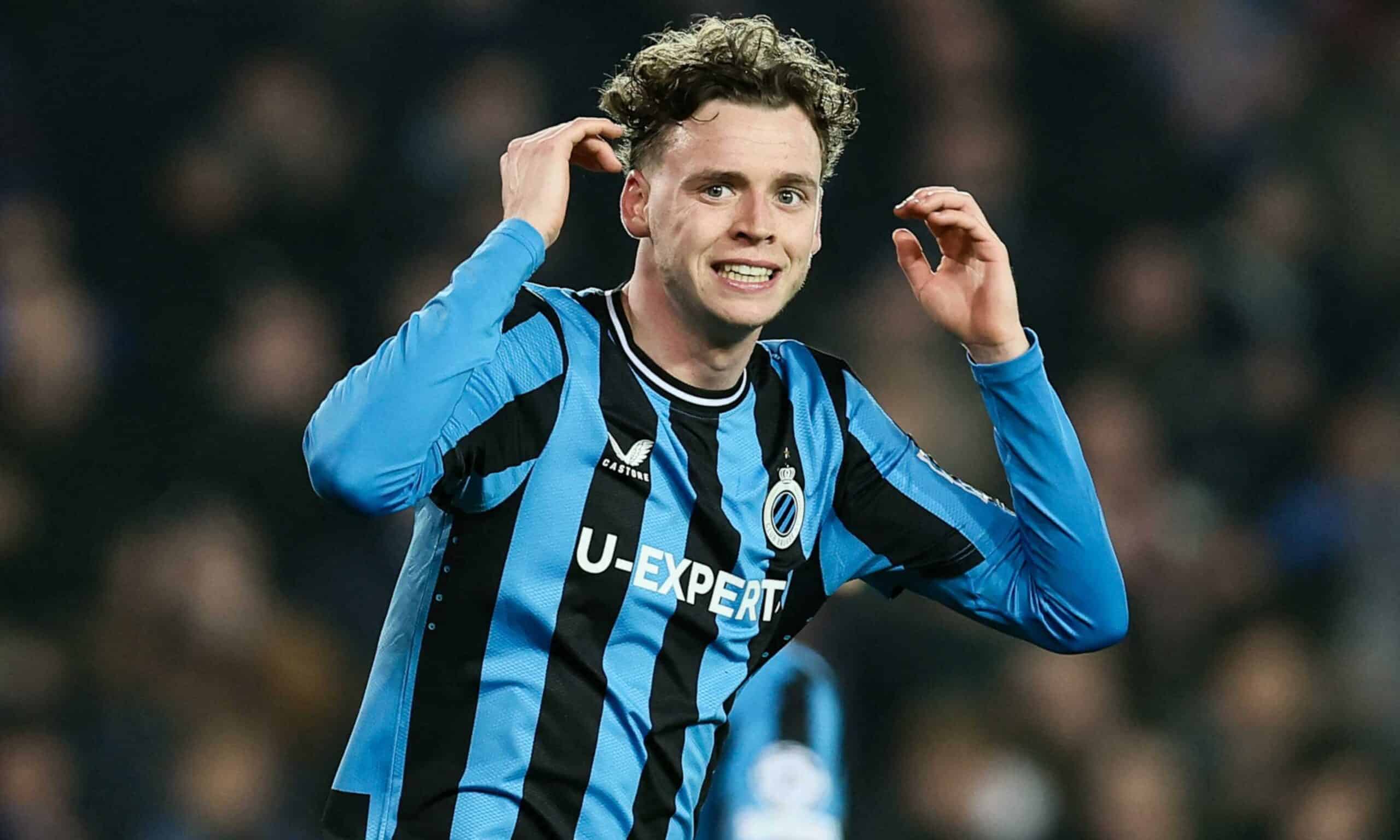De Cuyper con la maglia del Club Brugge