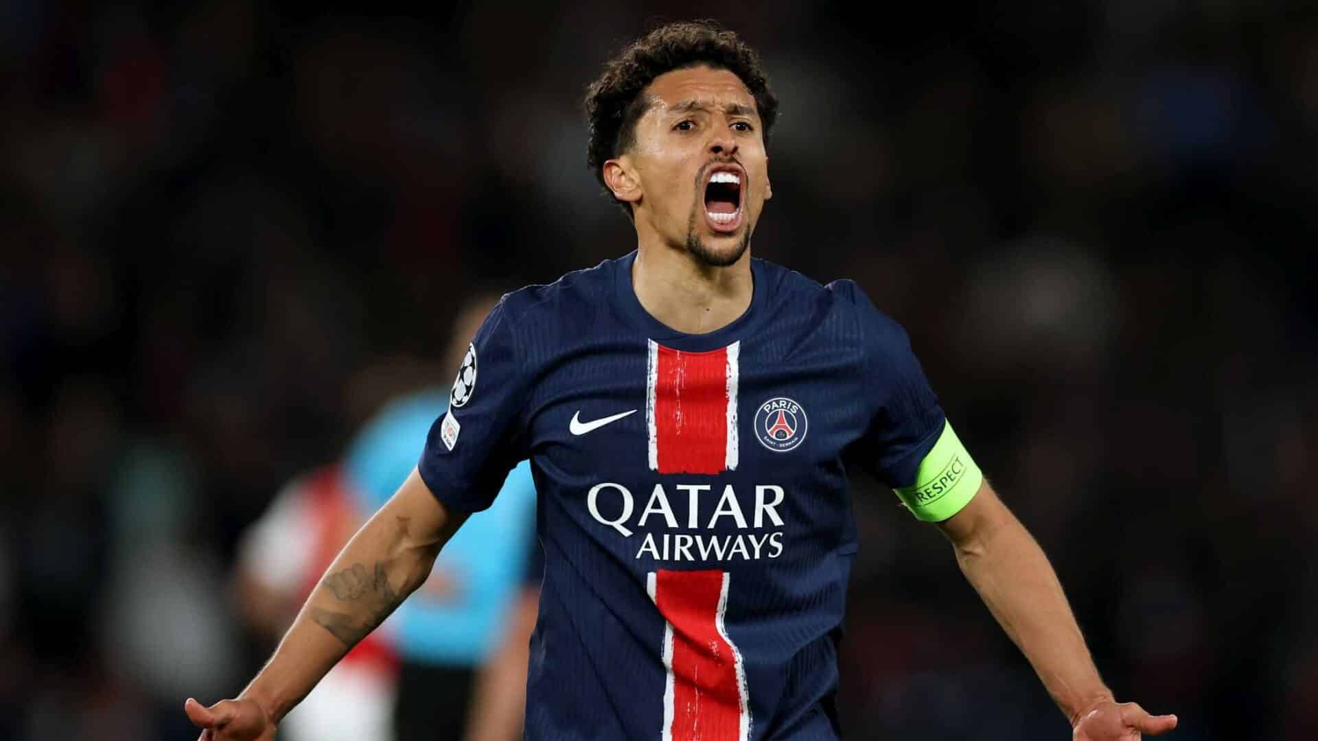 Marquinhos con la maglia del PSG