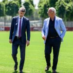 Massara e Ranieri a Trigoria