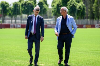Massara e Ranieri a Trigoria