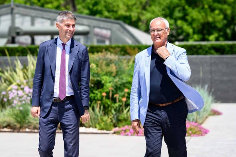 Massara e Ranieri a Trigoria