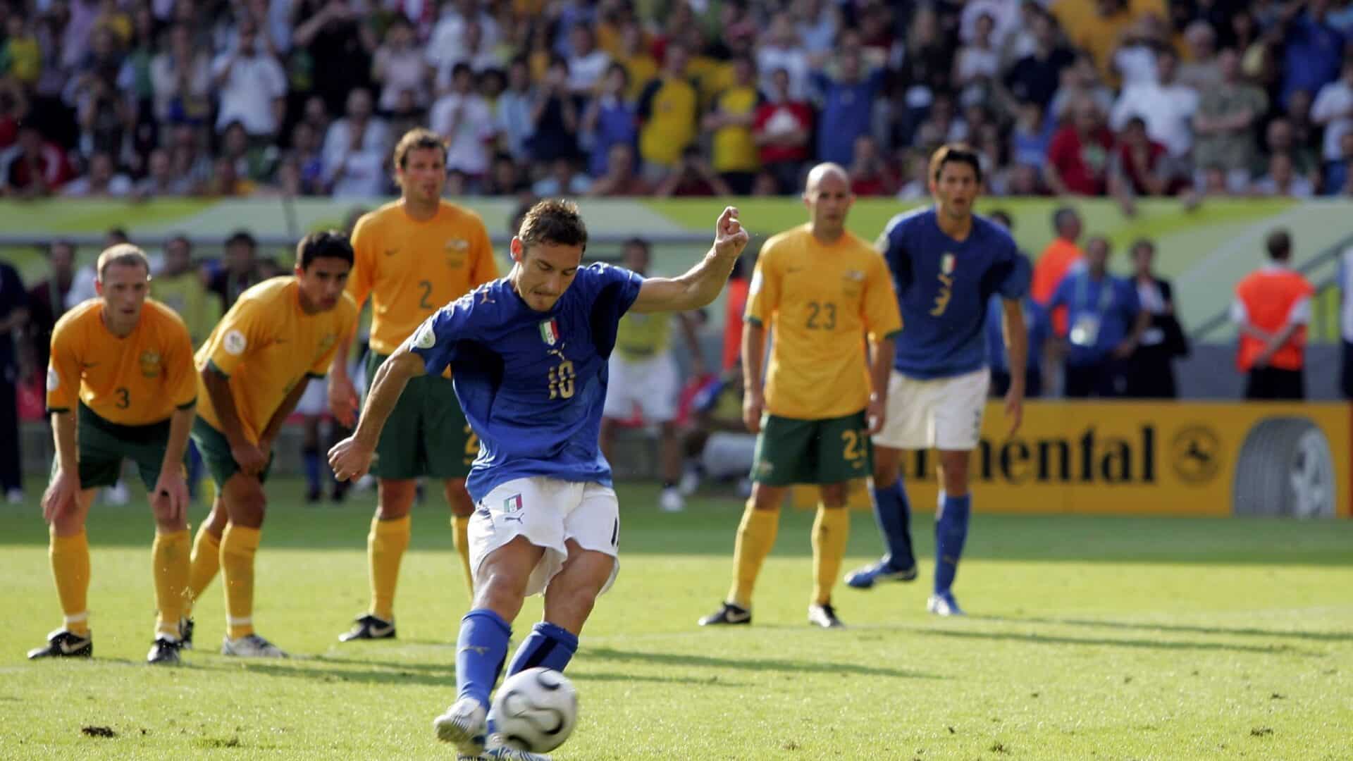 Totti rigore contro l'Australia