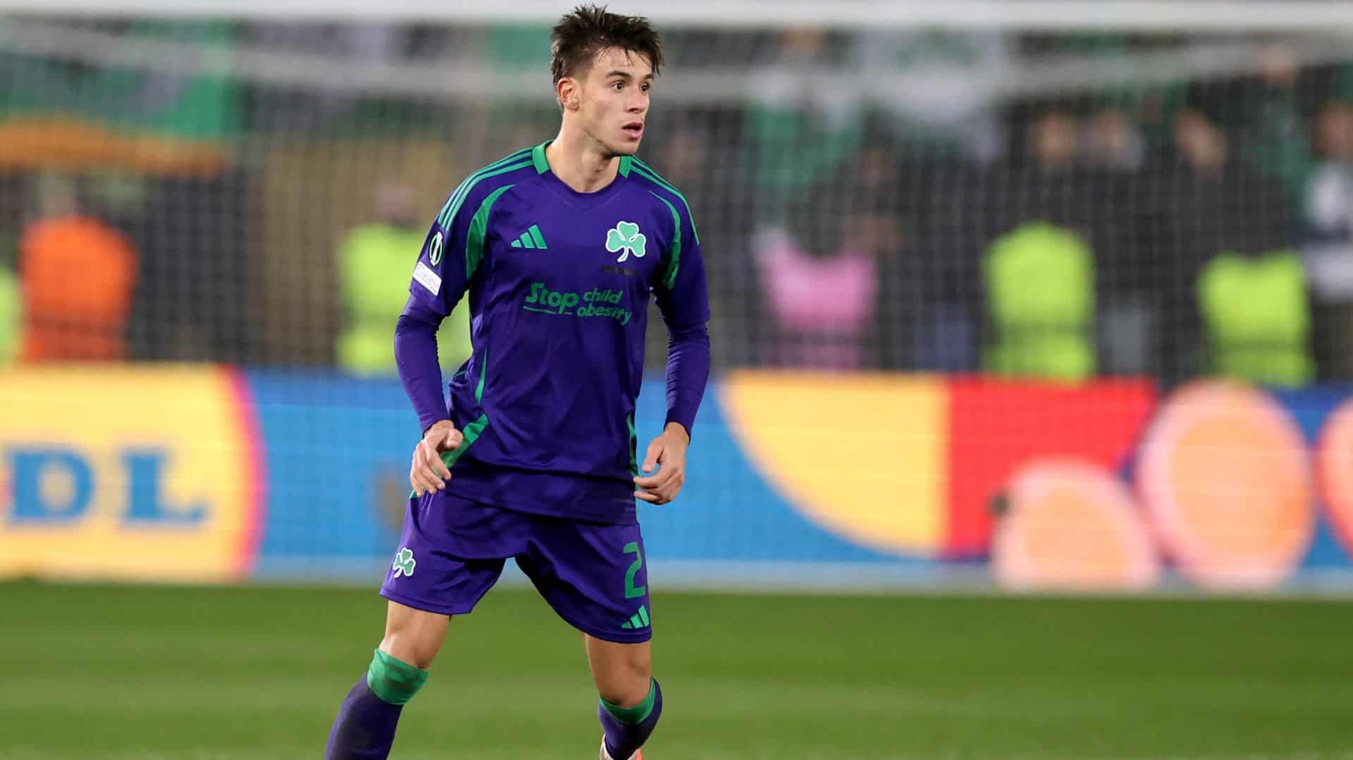 Vagiannidis con la maglia del Panathinaikos