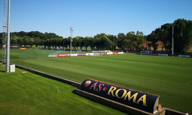 Campo d’allenamento della Roma a Trigoria pronto per il ritiro estivo 2024
