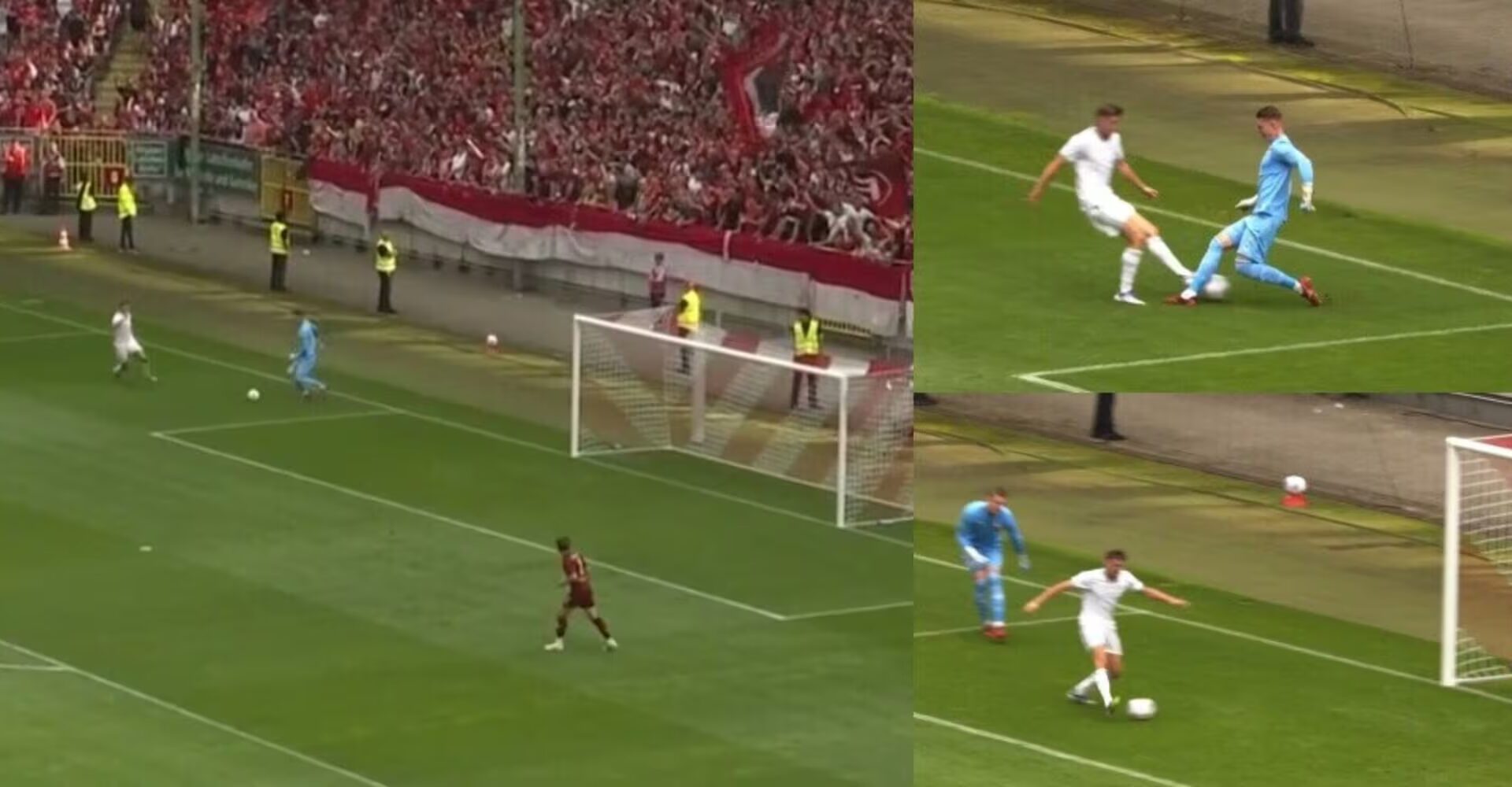 Il primo gol di Ferguson contro il Kaiserslautern