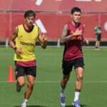 Soulè - Allenamento a Trigoria