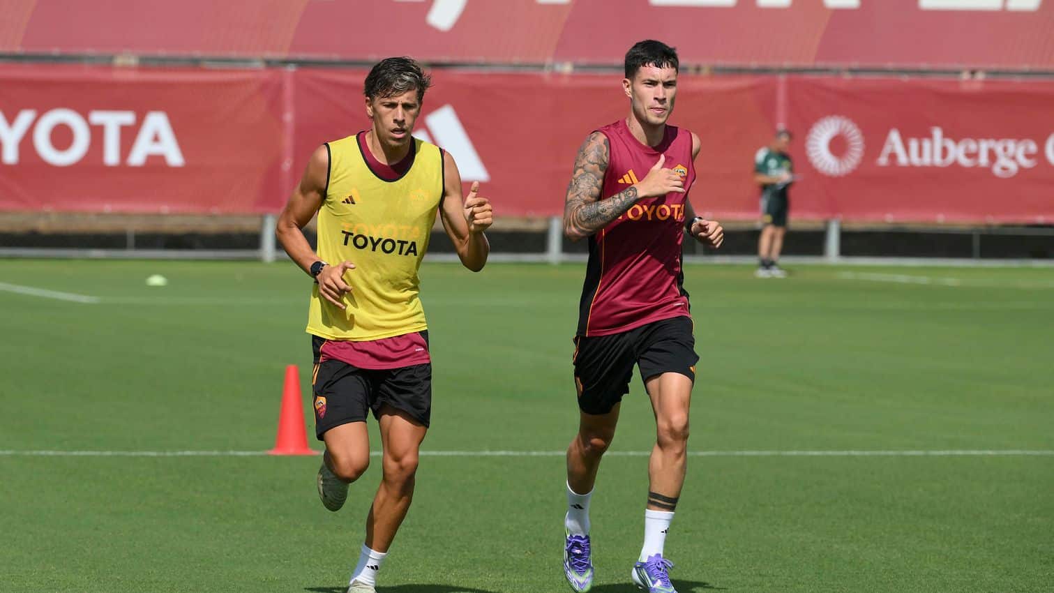 Soulè - Allenamento a Trigoria