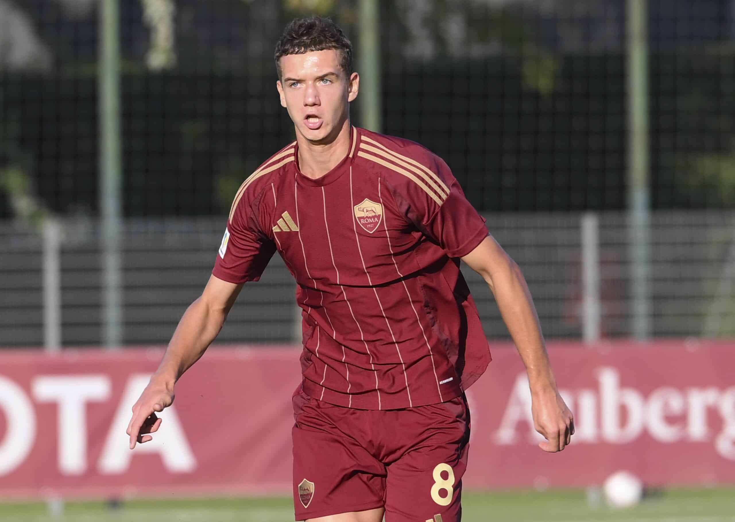 Sergej Levak, il talento ricercato da mezza Europa, con la maglia della Roma in azione