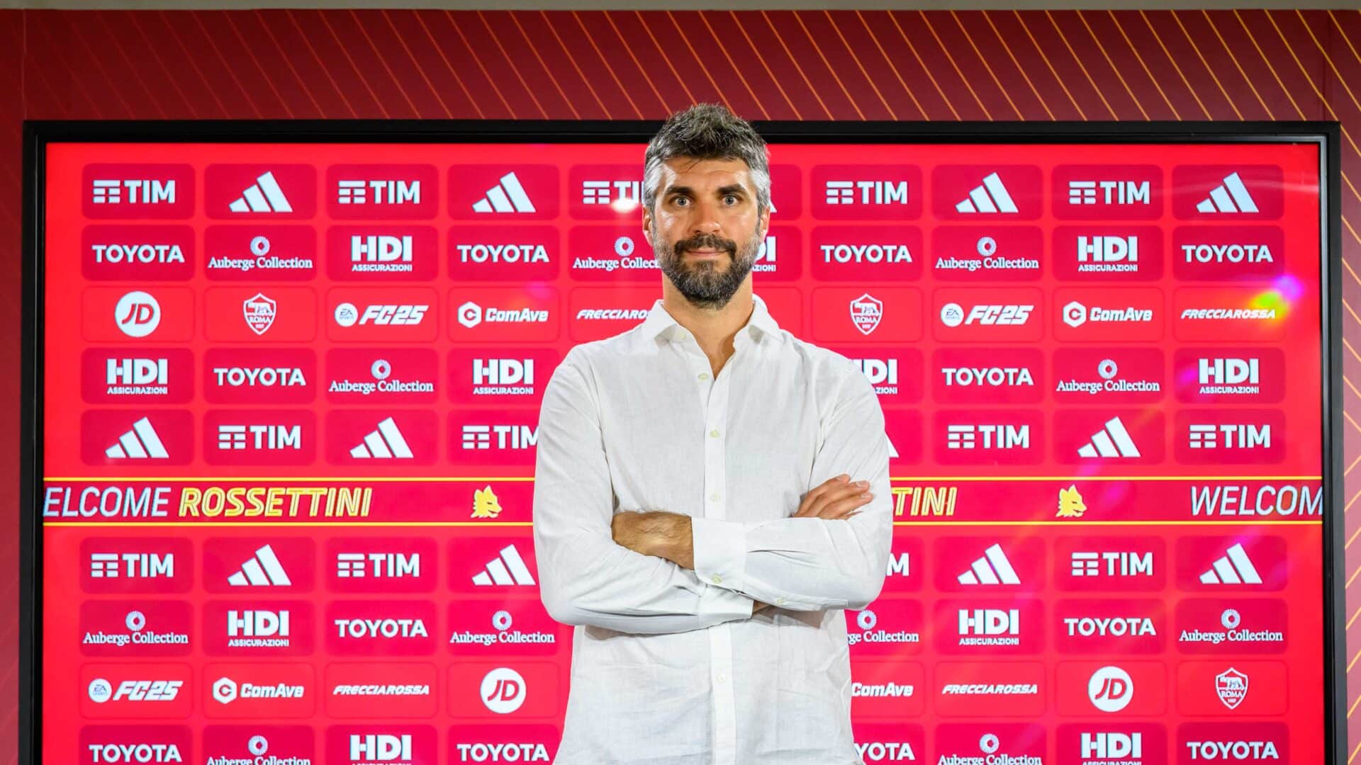 Luca Rossettini, allenatore della Roma Femminile