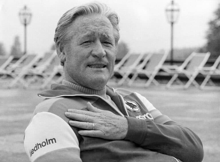 Nils Liedholm ai tempi della Roma – Foto d’archivio LaPresse
