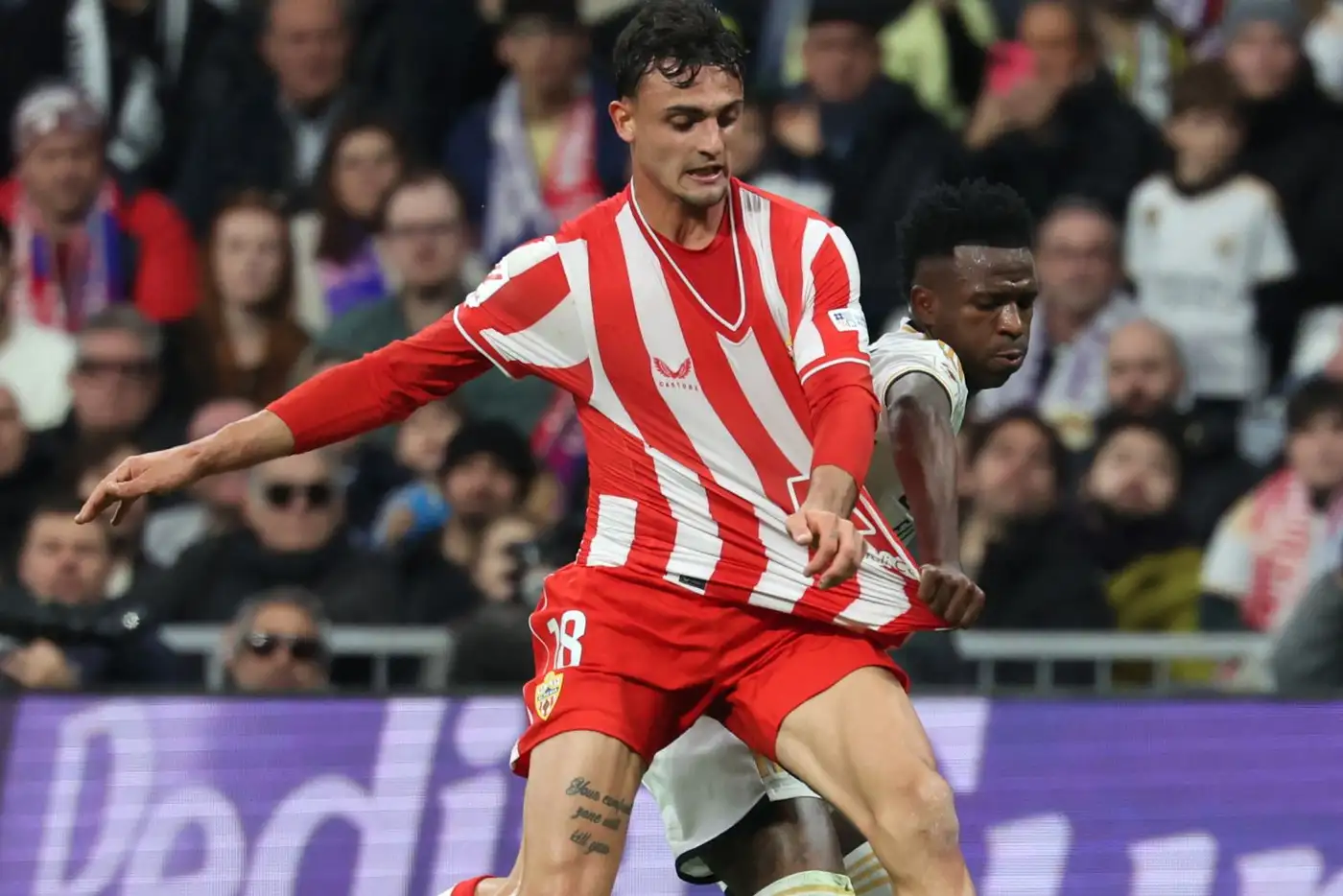 Marc Pubill tra Roma e Milan: settimana decisiva per l’esterno dell’Almeria Marc Pubill tra Roma e Milan: settimana decisiva per l’esterno dell’Almeria