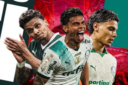 Richard Ríos con la maglia del Palmeiras, protagonista della trattativa tra Roma e Benfica
