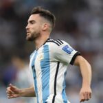 Nicolás Tagliafico con la maglia dell’Argentina ai Mondiali 2022